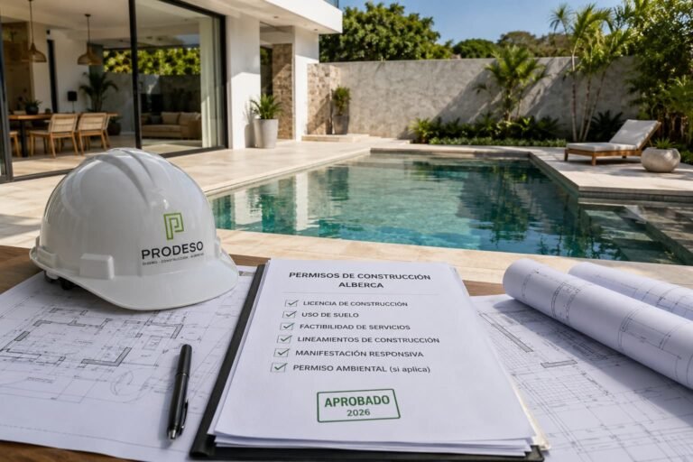 Qué permisos necesitas para construir una alberca en México (2026)