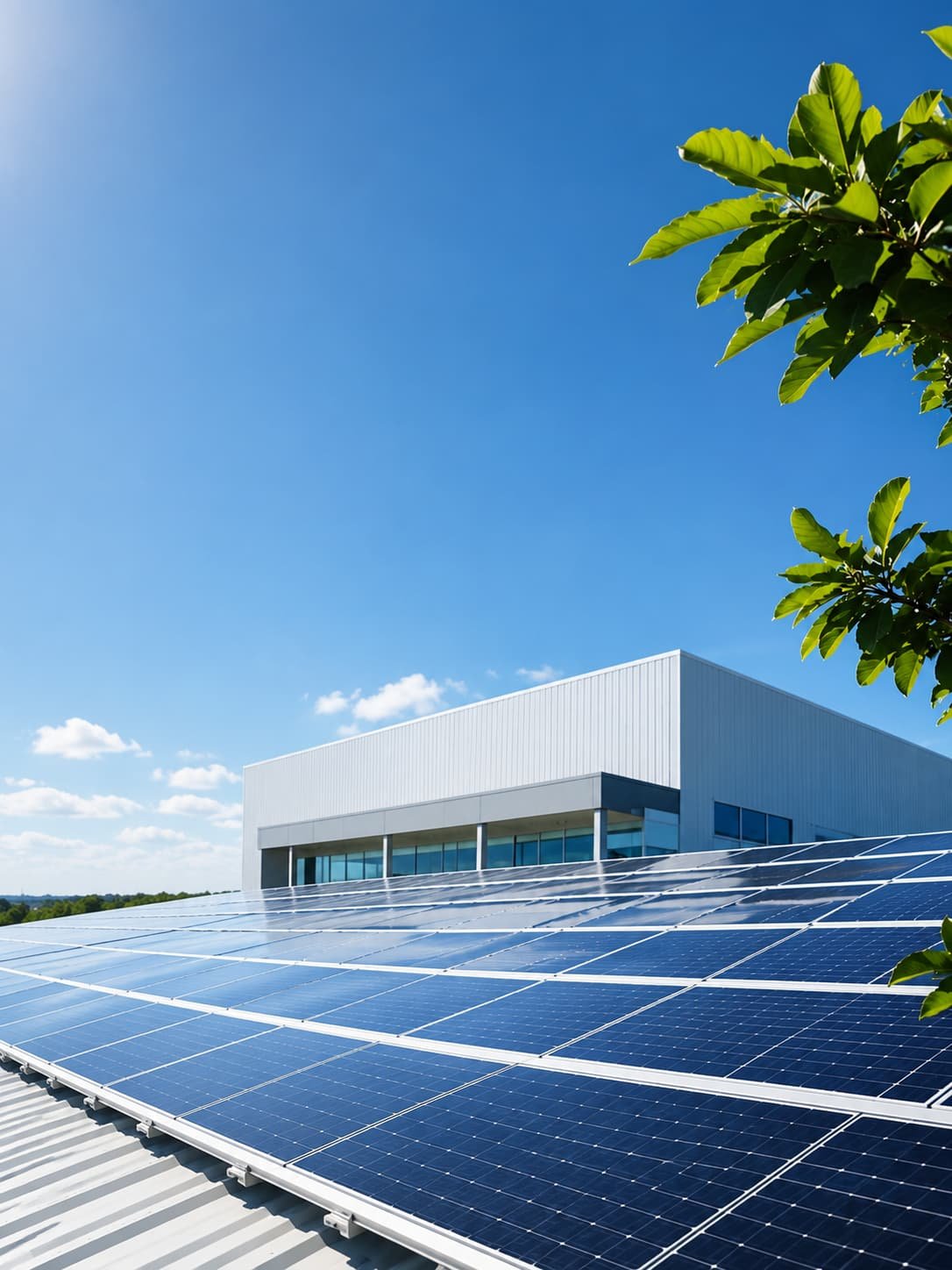 Paneles solares instalados en cubierta — Prodeso Energy